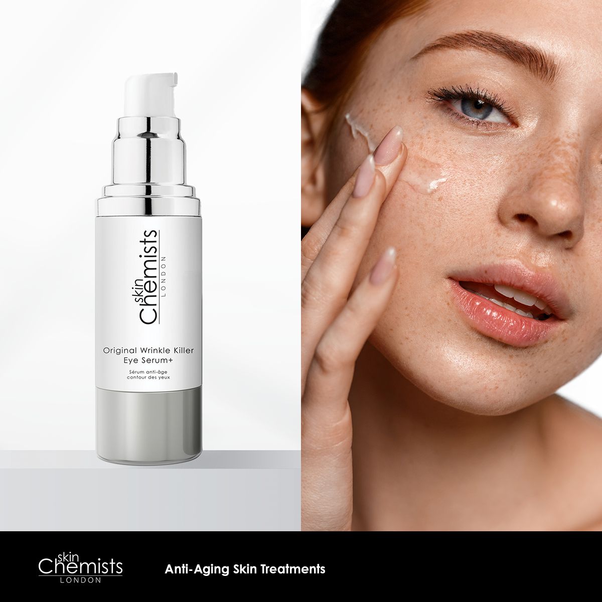 skinChemists Men's Eye Serum 30ml Twin Value Savings Pack