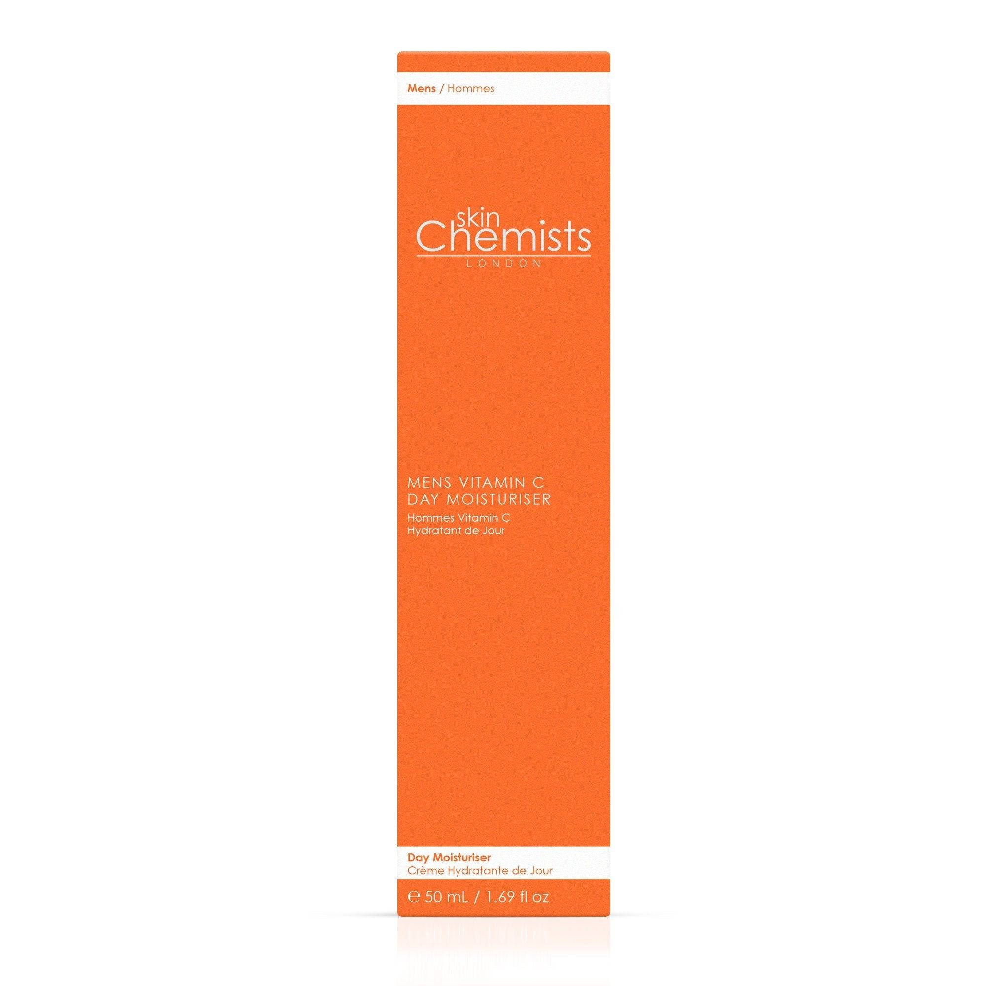 skinChemists Men's Vitamin C Day Moisturiser 50ml Twin Value Savings Pack