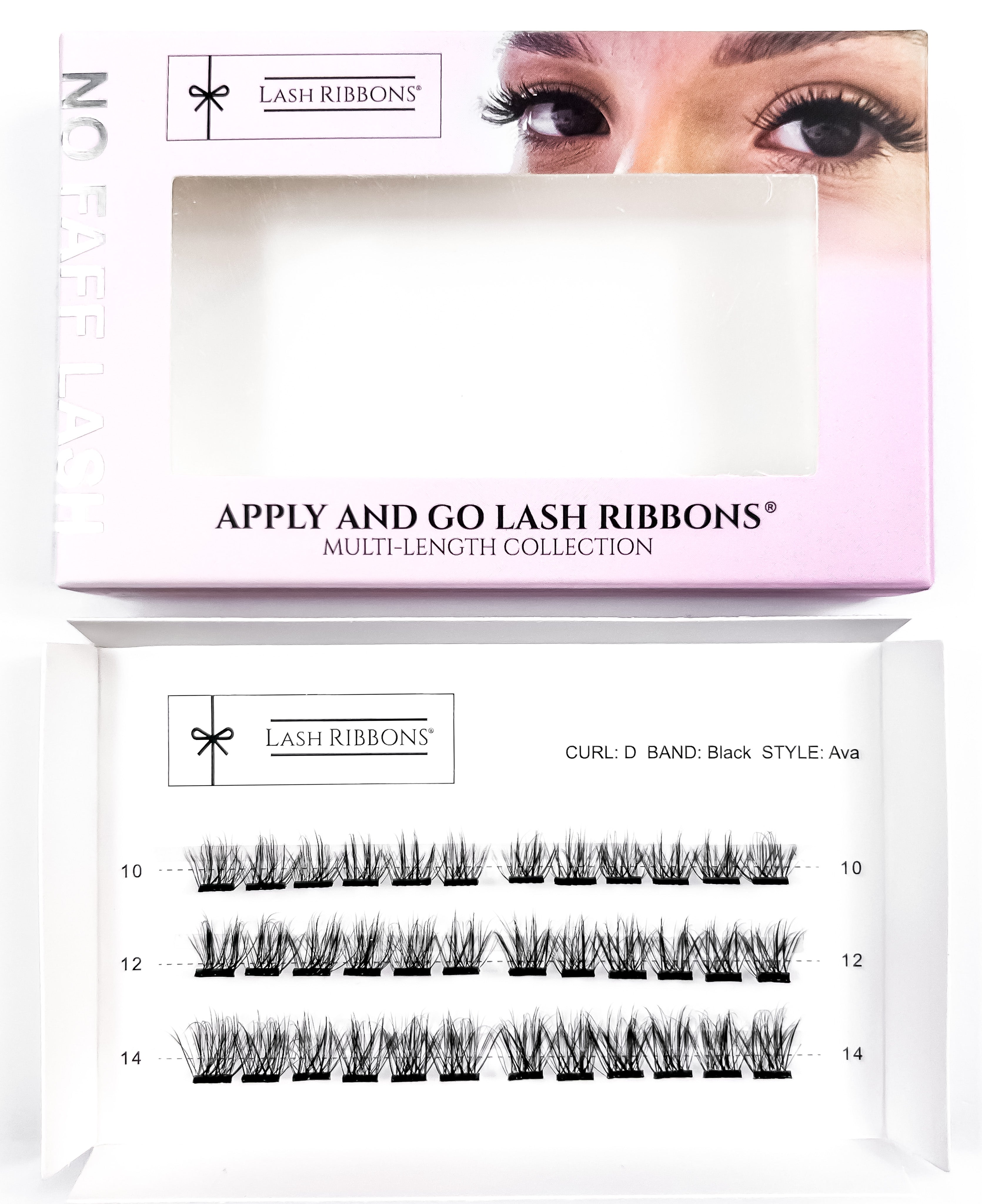 Preglued Lash Clusters -  Faff Lash - Ava