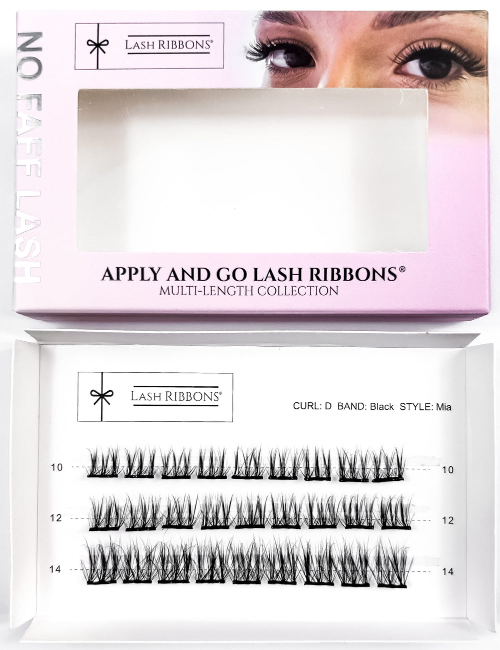 Pre-Glued Lash Clusters -  Faff Lash - Mia