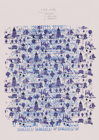 No.057 - Nordic Blues - Vintage Archive Poster Prints