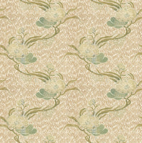 Nouveau Blossom - Gold - Wallpaper