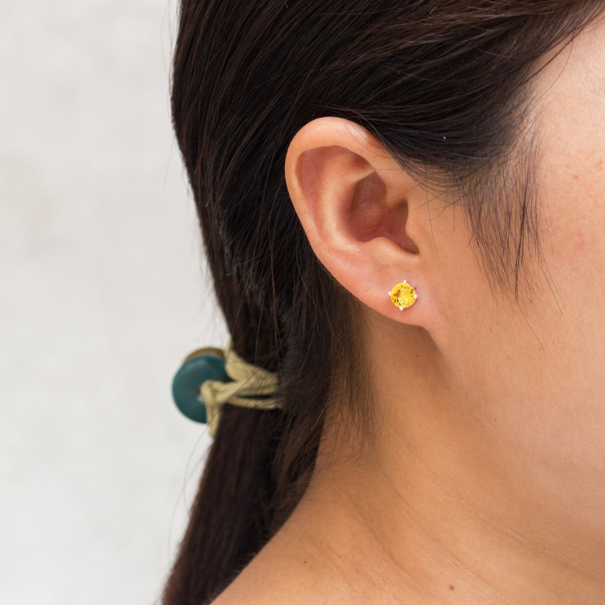 November (Topaz) Birthstone Necklace & Earrings Set Created with Zircondia® Crystals