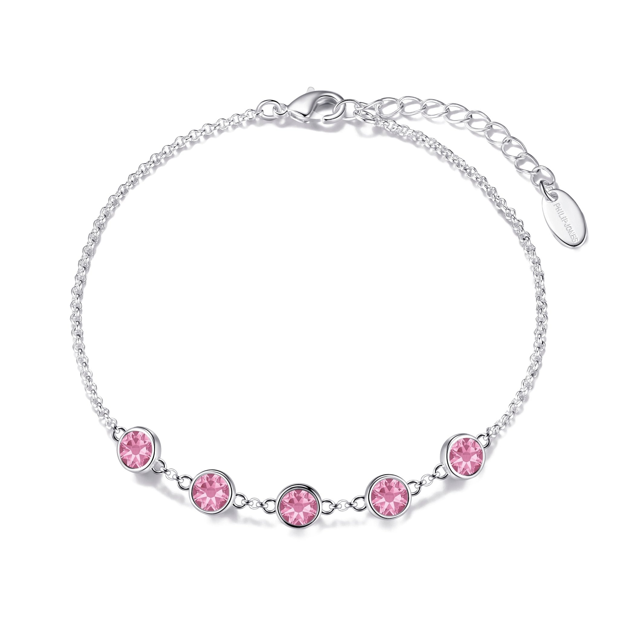 October Birthstone Bracelet Created with Tourmaline Zircondia® Crystals