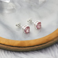 October (Tourmaline) Birthstone Earrings Created with Zircondia® Crystals