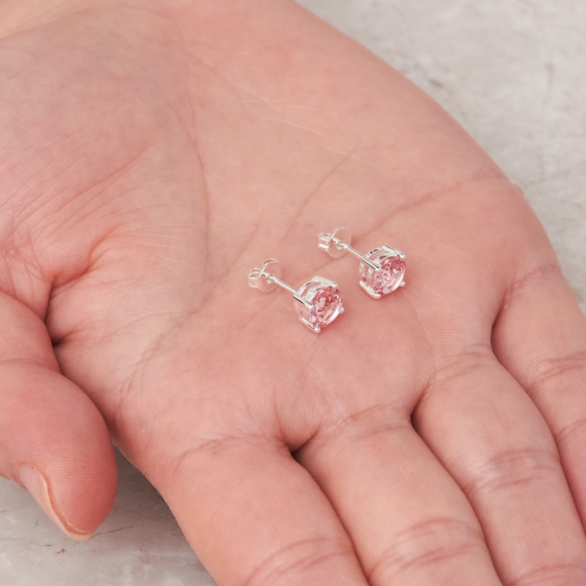 October (Tourmaline) Birthstone Earrings Created with Zircondia® Crystals