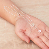 October (Tourmaline) Birthstone Necklace Created with Zircondia® Crystals