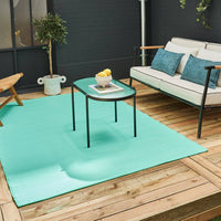 Urban Outdoor Rug in Turquoise - Stylish, Waterproof and Easy to Clean