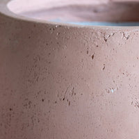 Orbello | Blushstone – 35cm Medium Concrete Sphere Planter – 25L Round Plant Pot