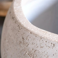 Orbello | Truffle –  35cm Medium Concrete Sphere Planter – 25L Round Plant Pot