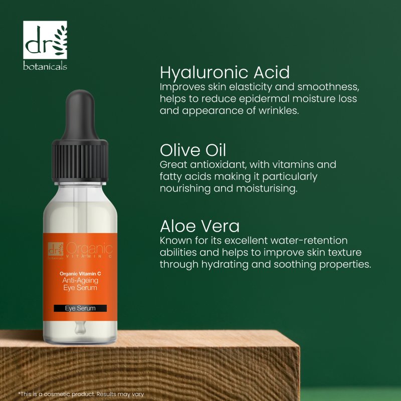 Organic Vitamin C Anti-Ageing Eye Serum 15ml