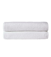 Pack of 2 Large Quick-Drying Lightweight Easycare Indus Valley Cotton Bath Sheets 80x140 cm for Home Travel Gym Holidays Multiple Colours by OLIVIA ROCCO
