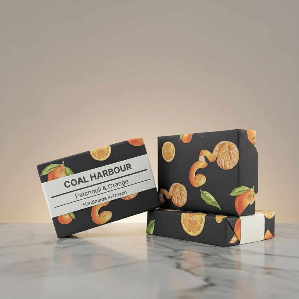 Patchouli & Orange with Charcoal 100g Soap Bar