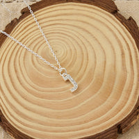 Pave Initial Necklace Letter J Created with Zircondia® Crystals