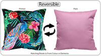 Peacock Waterproof Design Cushions for Patios Gardens and Living Rooms with High-Quality Hollow-Fibre Fill by OLIVIA ROCCO