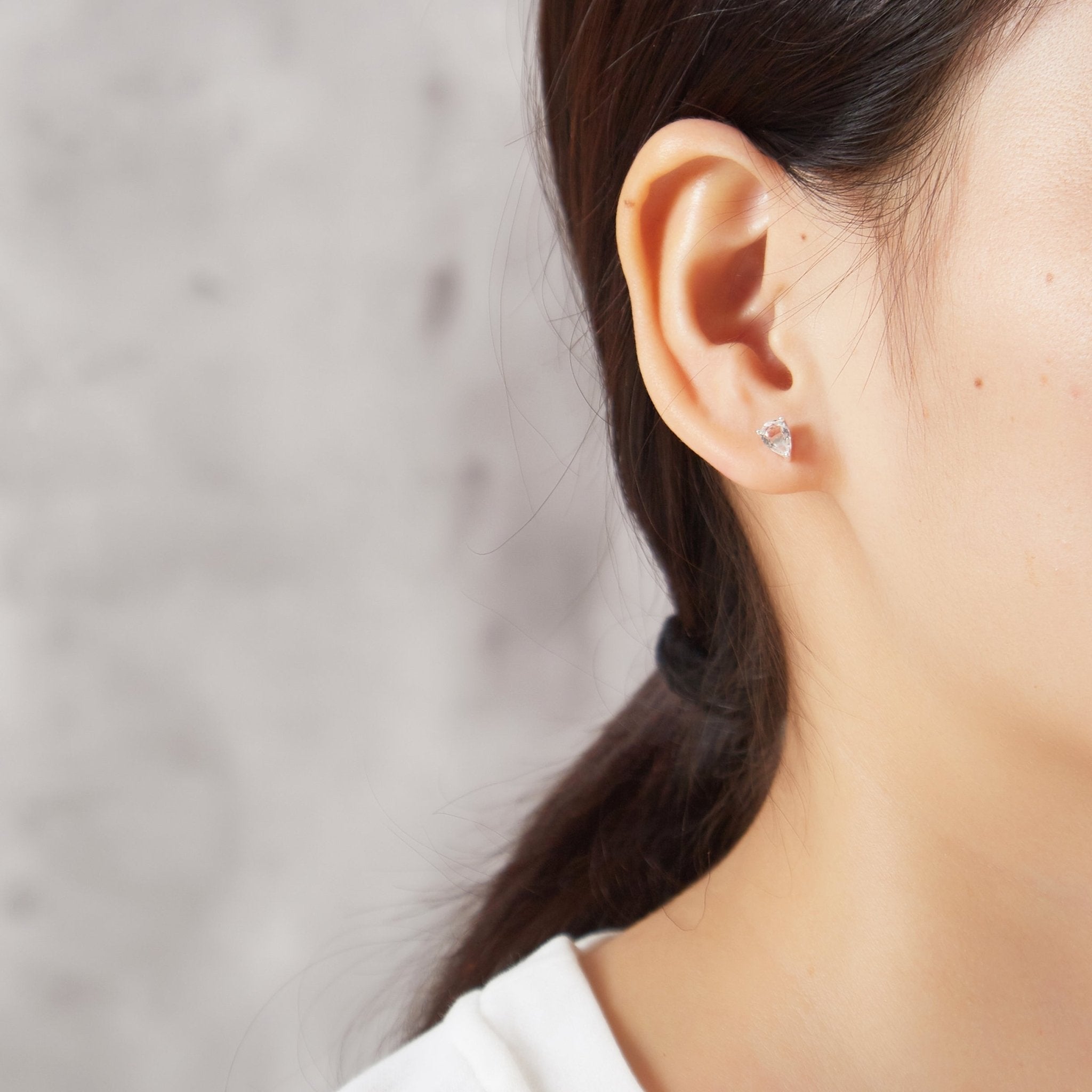 Pear Earrings Created with Zircondia® Crystals