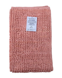 Pebbles Micro Bobble Eco-Friendly Pure Indian Cotton Hand-Woven Bath Mat with Knitted Design for Comfort and Durability by OLIVIA ROCCO