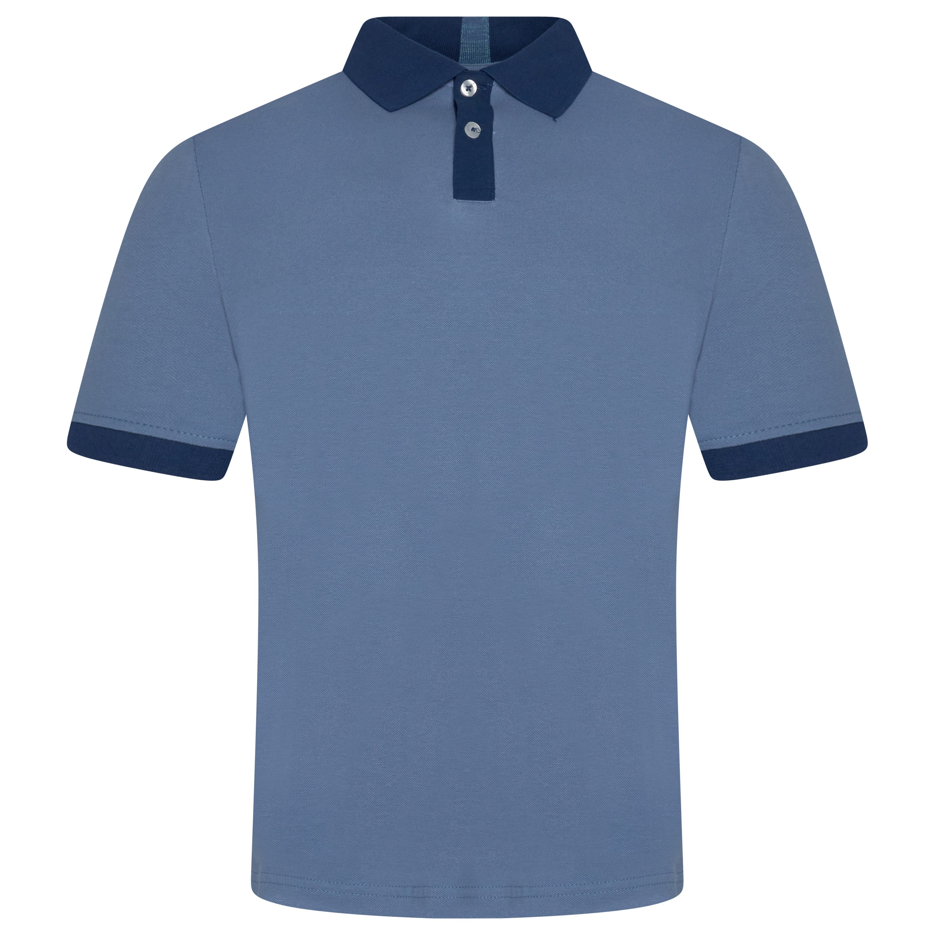 Evryone Contrast Collar Polo Shirt