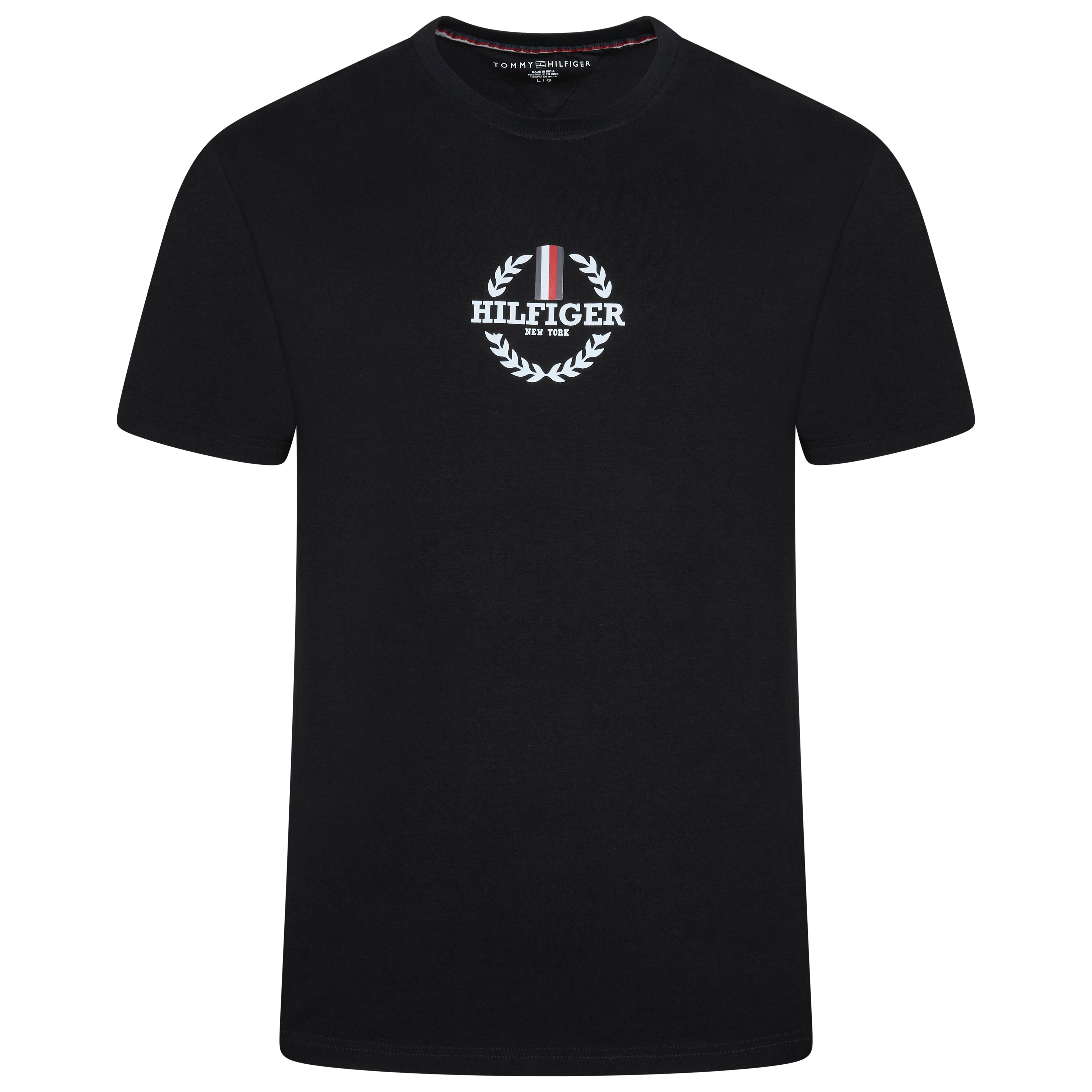 Tommy Hilfiger Global Stripe Print Graphic T-Shirt