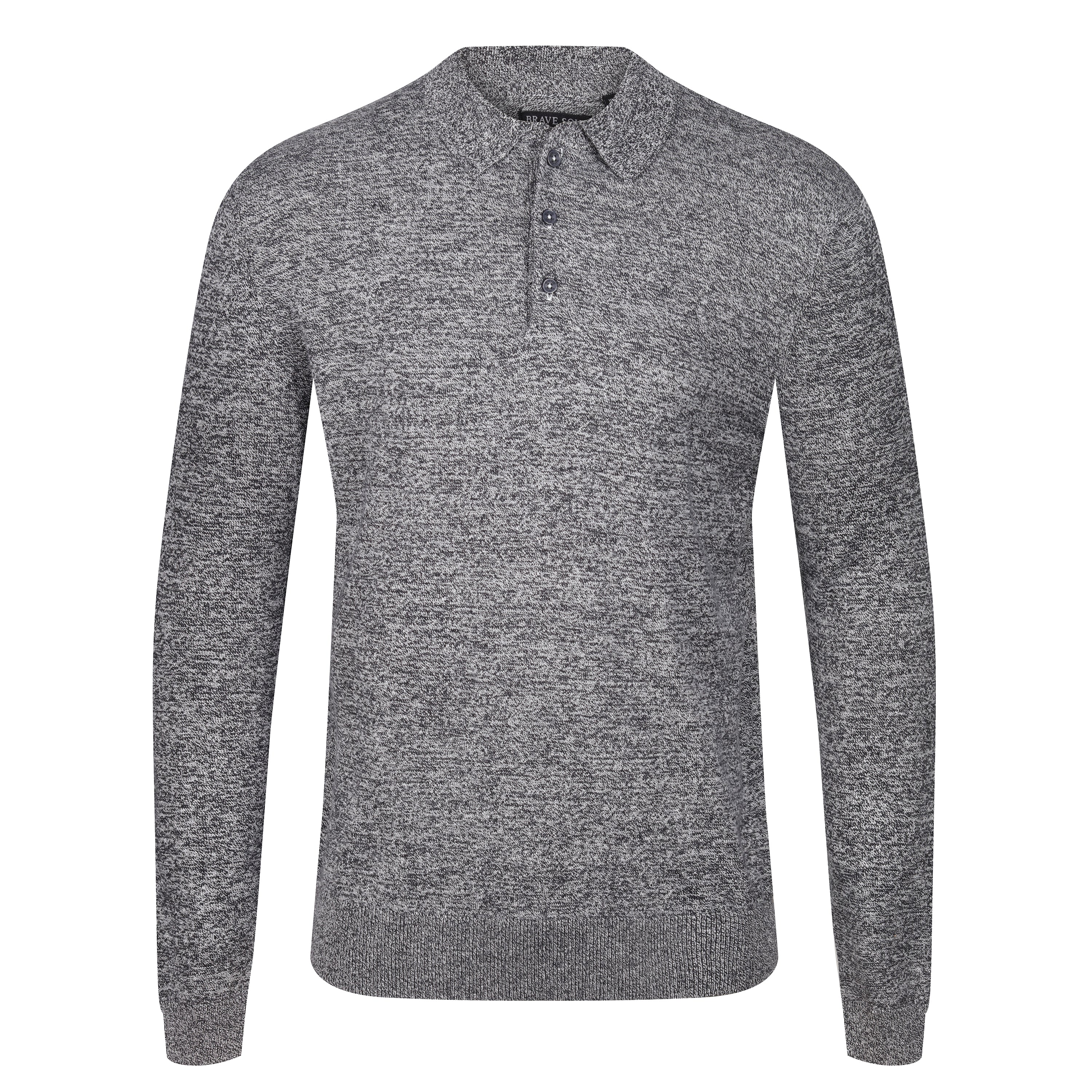 Brave Soul Knitted Polo Shirt