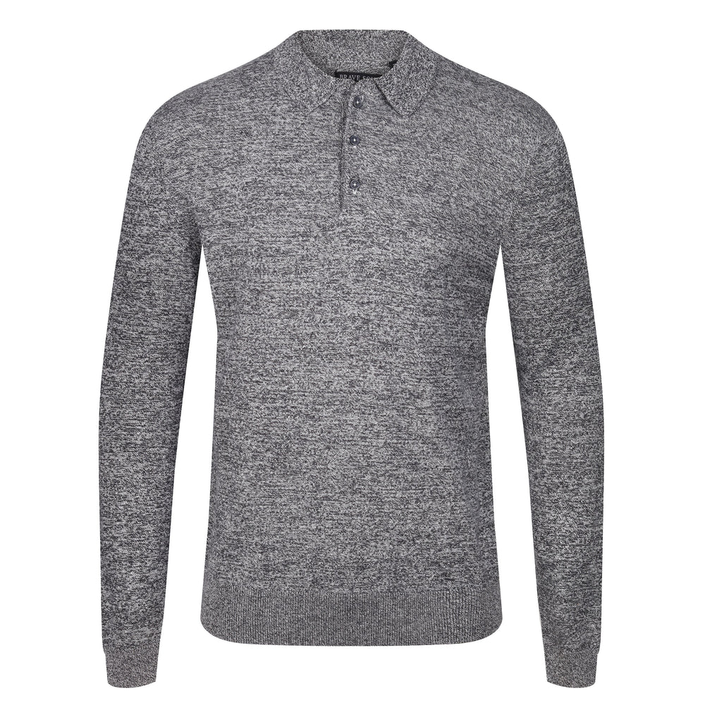 Brave Soul Knitted Polo Shirt
