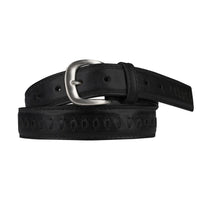 Outback 1.25" Wide Straight Stitch Full Grain Leather Belt