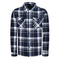 Brave Soul Belfast Check Fleece Overshirt