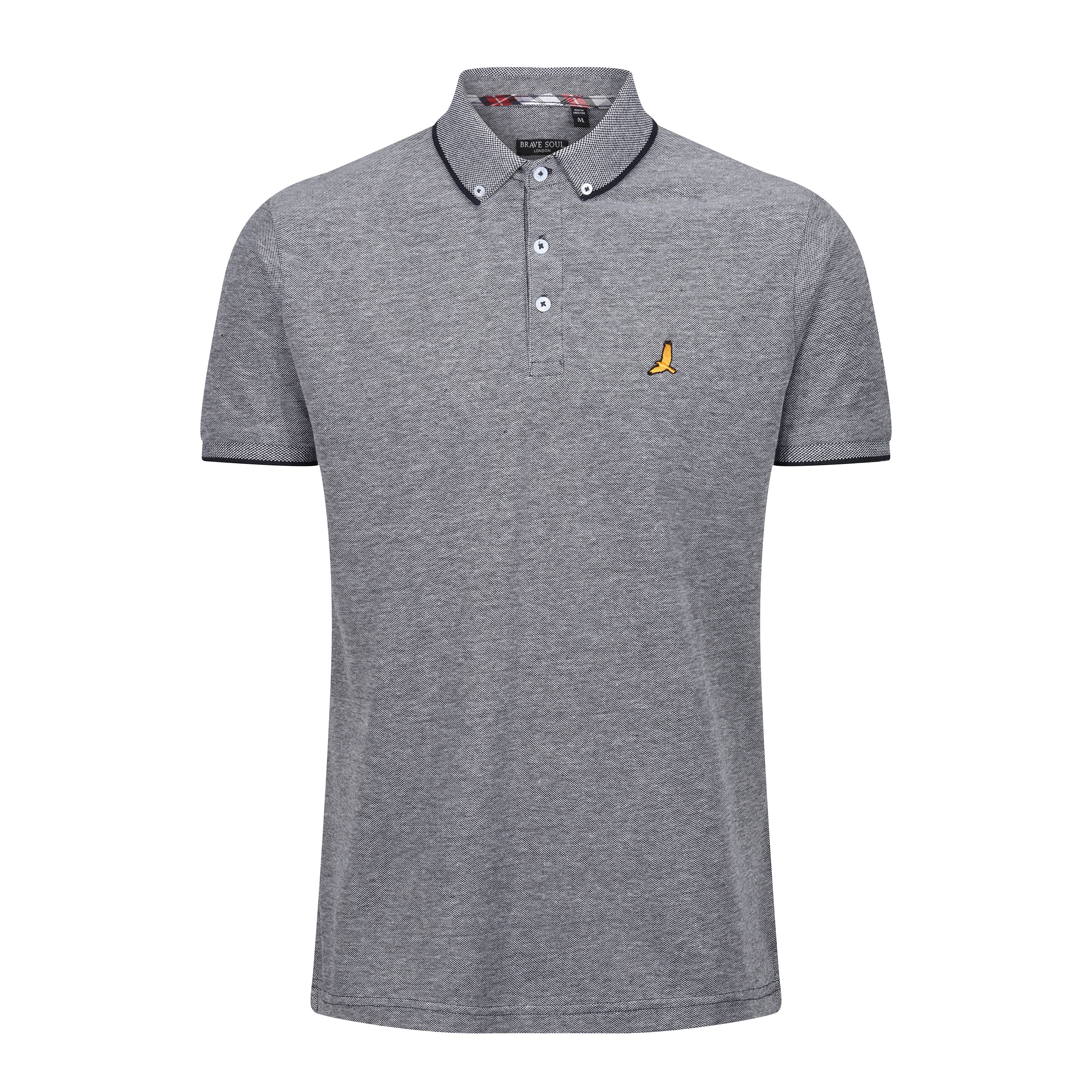 Brave Soul Kubo Pique Polo Shirt