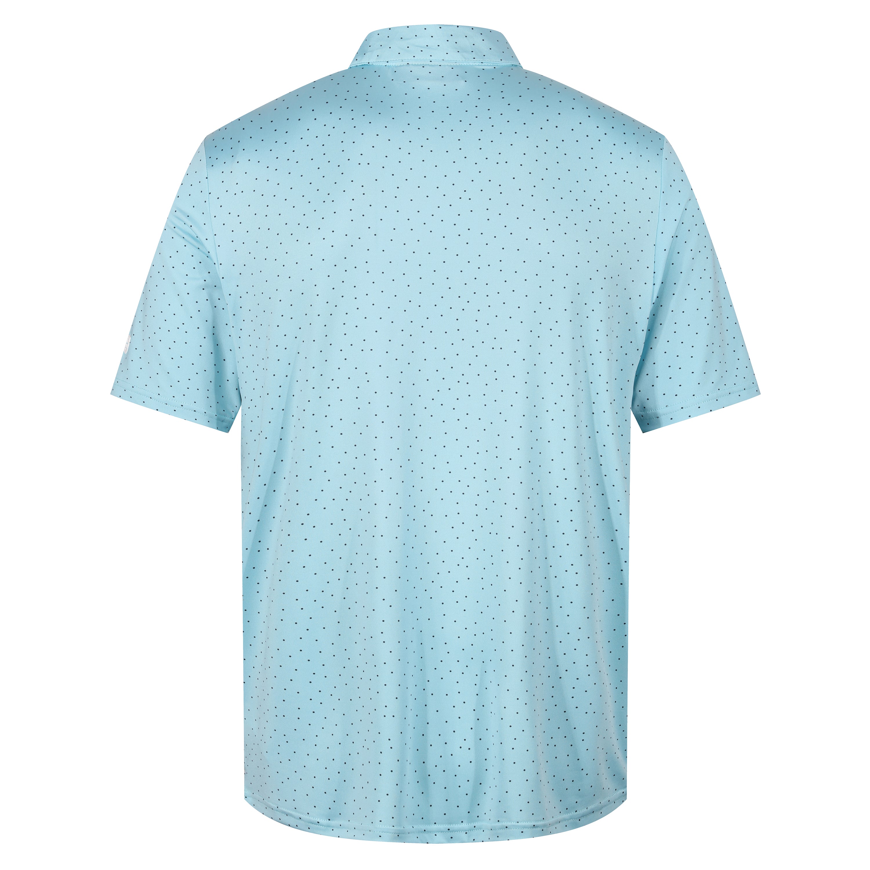 Island Green Dot Print Golf Sport Polo Shirt