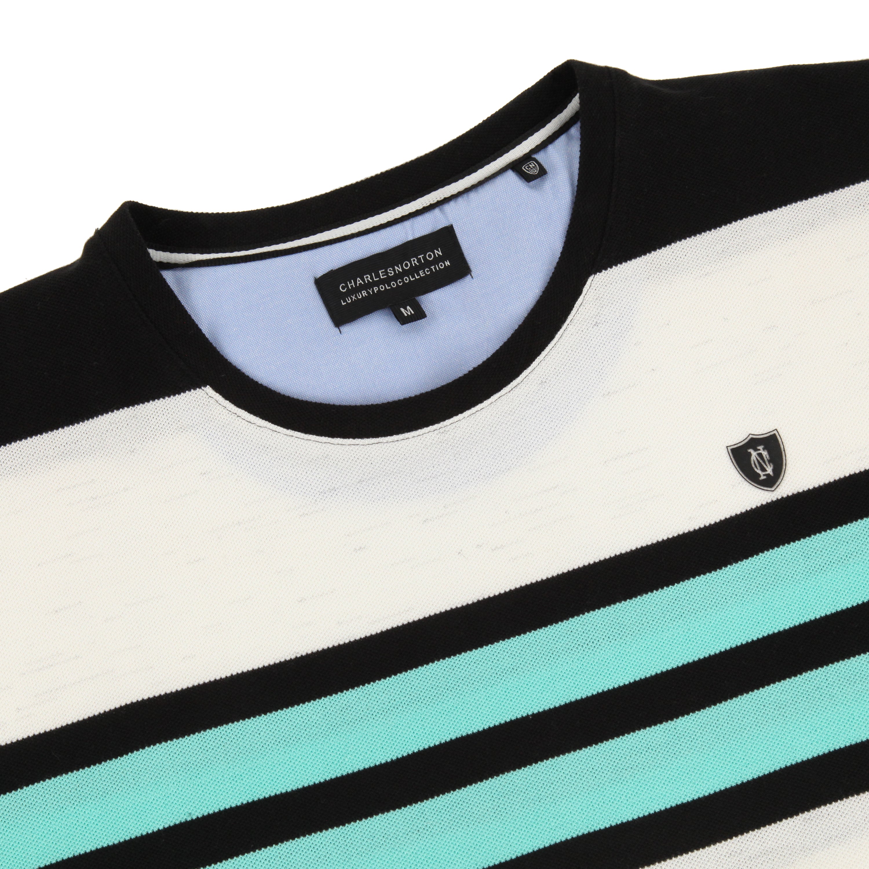 Charles Norton Maryland Striped Pique T-Shirt