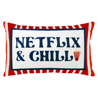 Netflix & Chill Needlepoint Cushion
