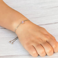 Pink Crystal Bracelet Created with Zircondia® Crystals