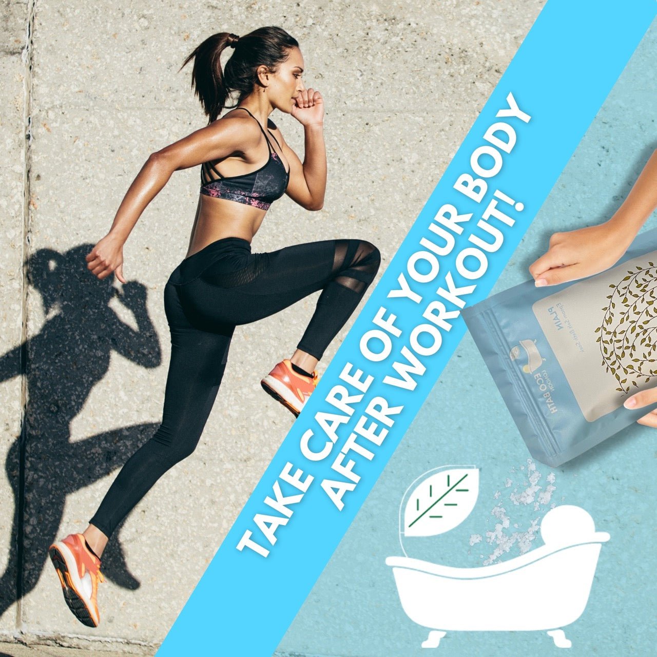 Eco Bath London Plain Epsom Salt Bath Soak - Pouch | 500g & 1000g