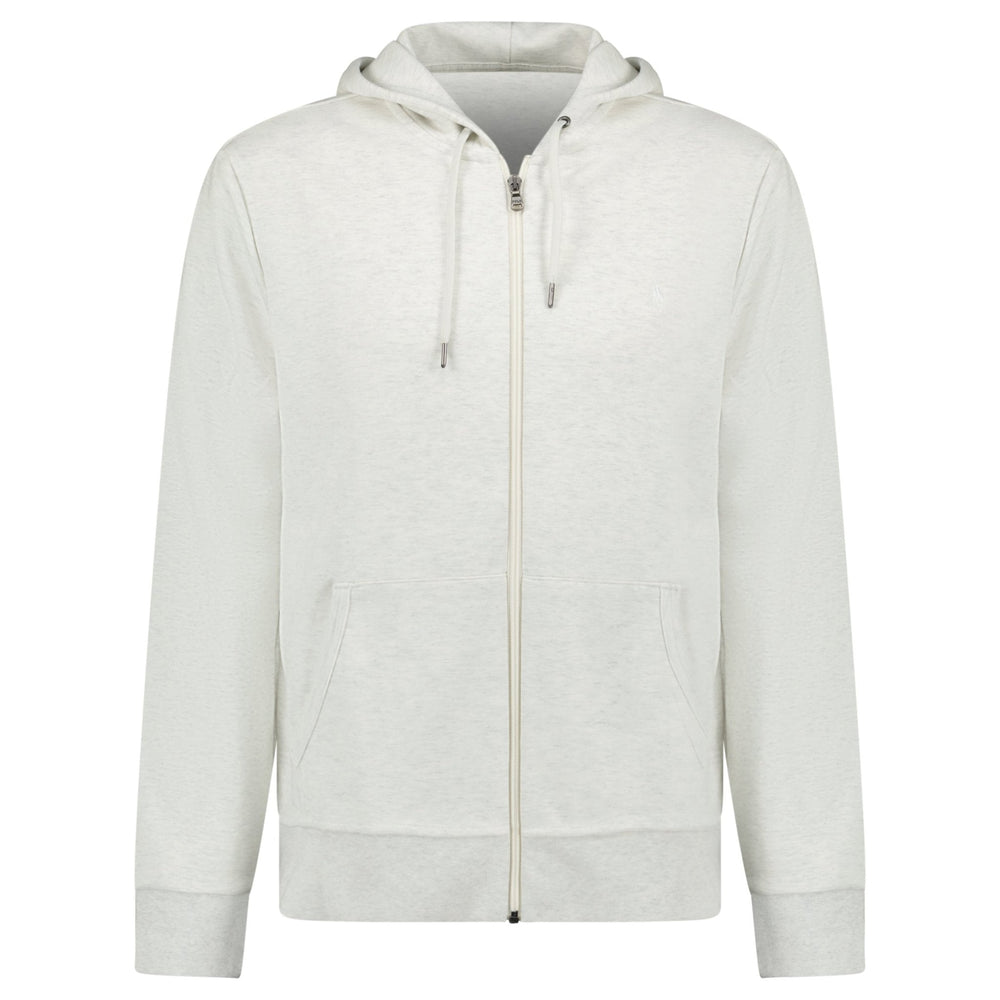Polo Ralph Lauren Double Knit Full Zip Hoodie in Soho Heather