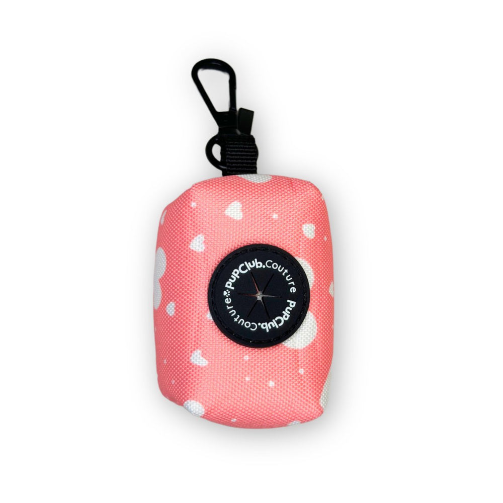 Poo Bag Holder - Peachy Hearts