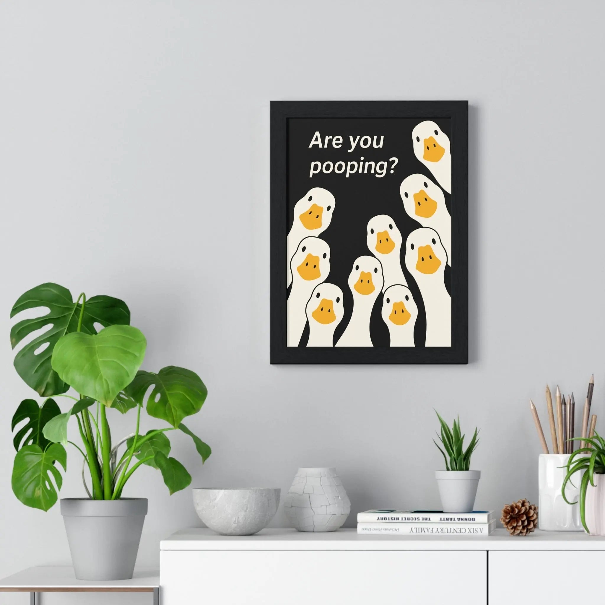 Curious Ducks and Bold Question