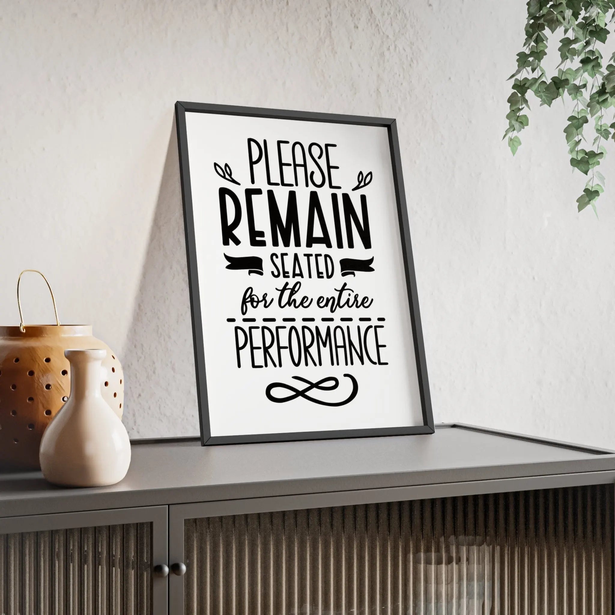 Funny Bathroom Performance Wall Art Print | Guest Toilet Poster