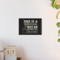 Funny Shit & Split Bathroom Print | Toilet Poster