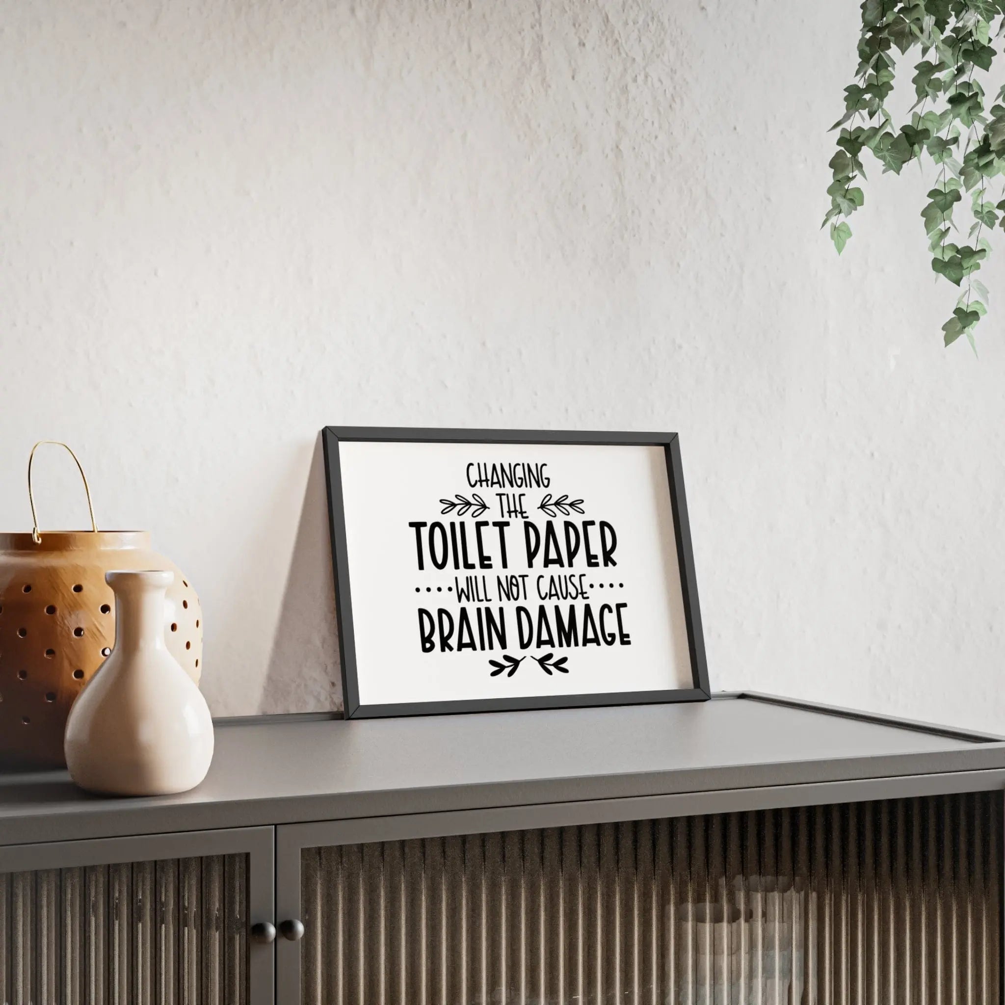 Funny Toilet Paper Bathroom Print – Changing Roll Joke
