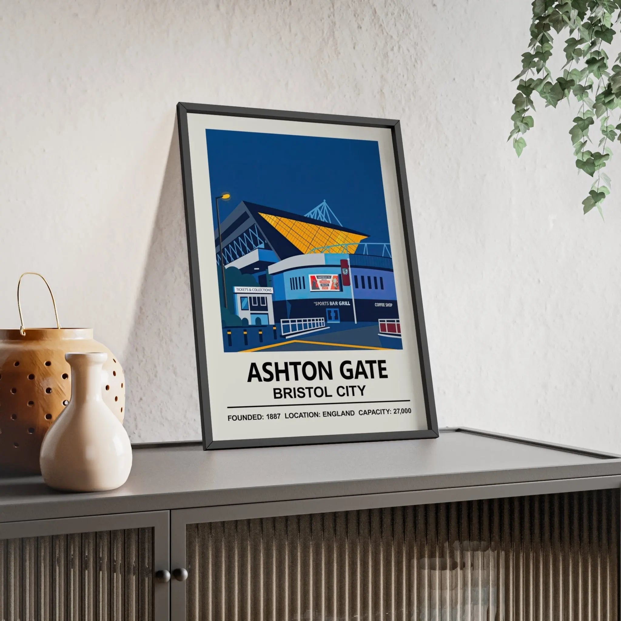 Bristol City Ashton Gate Stadium Print
