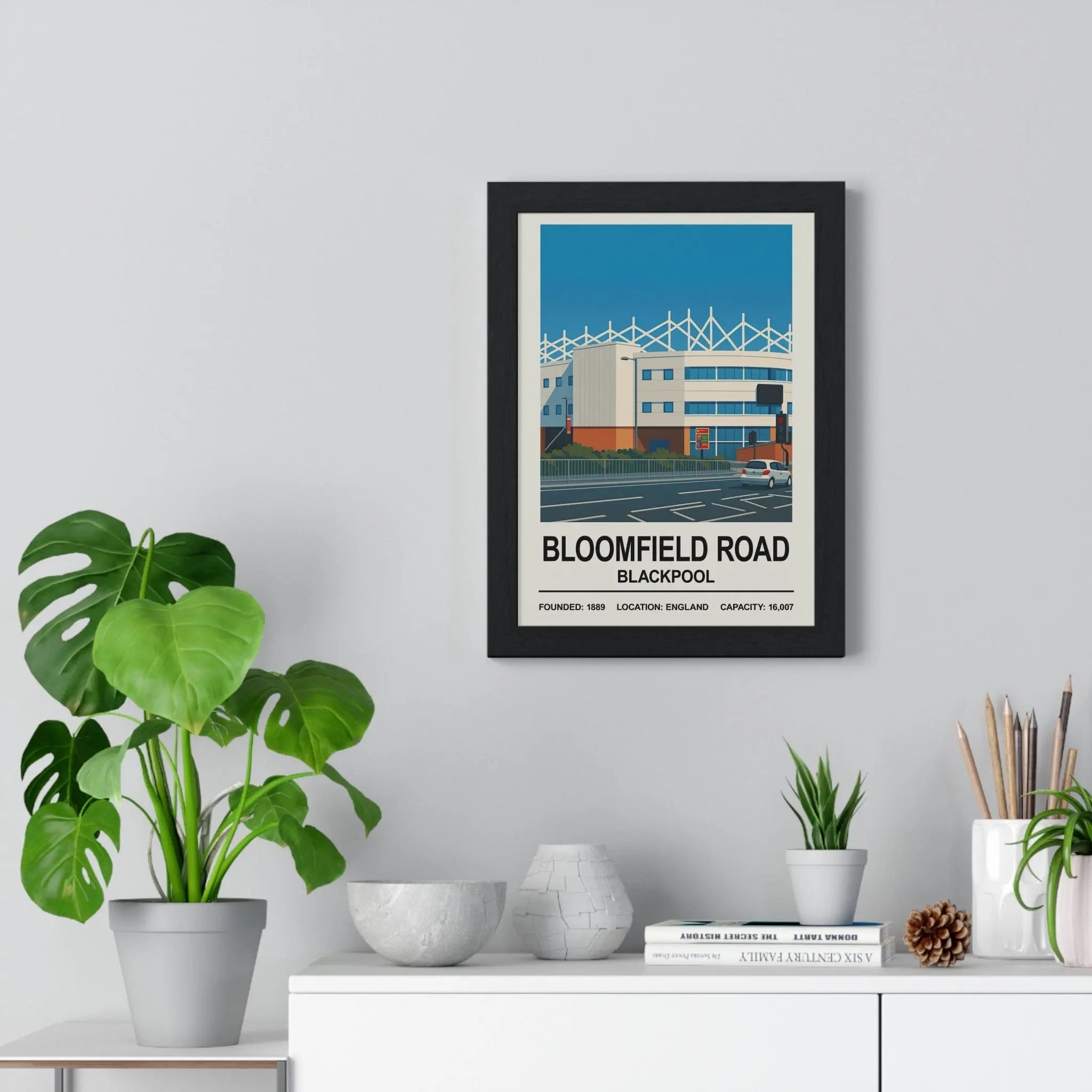 Blackpool Bloomfield Road Stadium Print