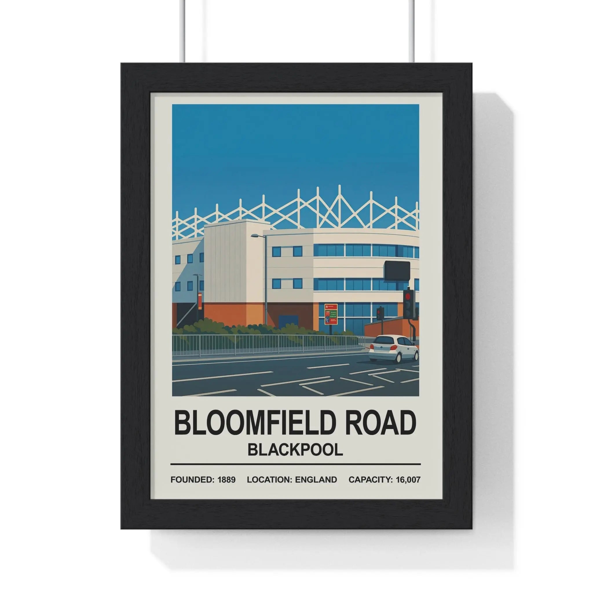 Blackpool Bloomfield Road Stadium Print