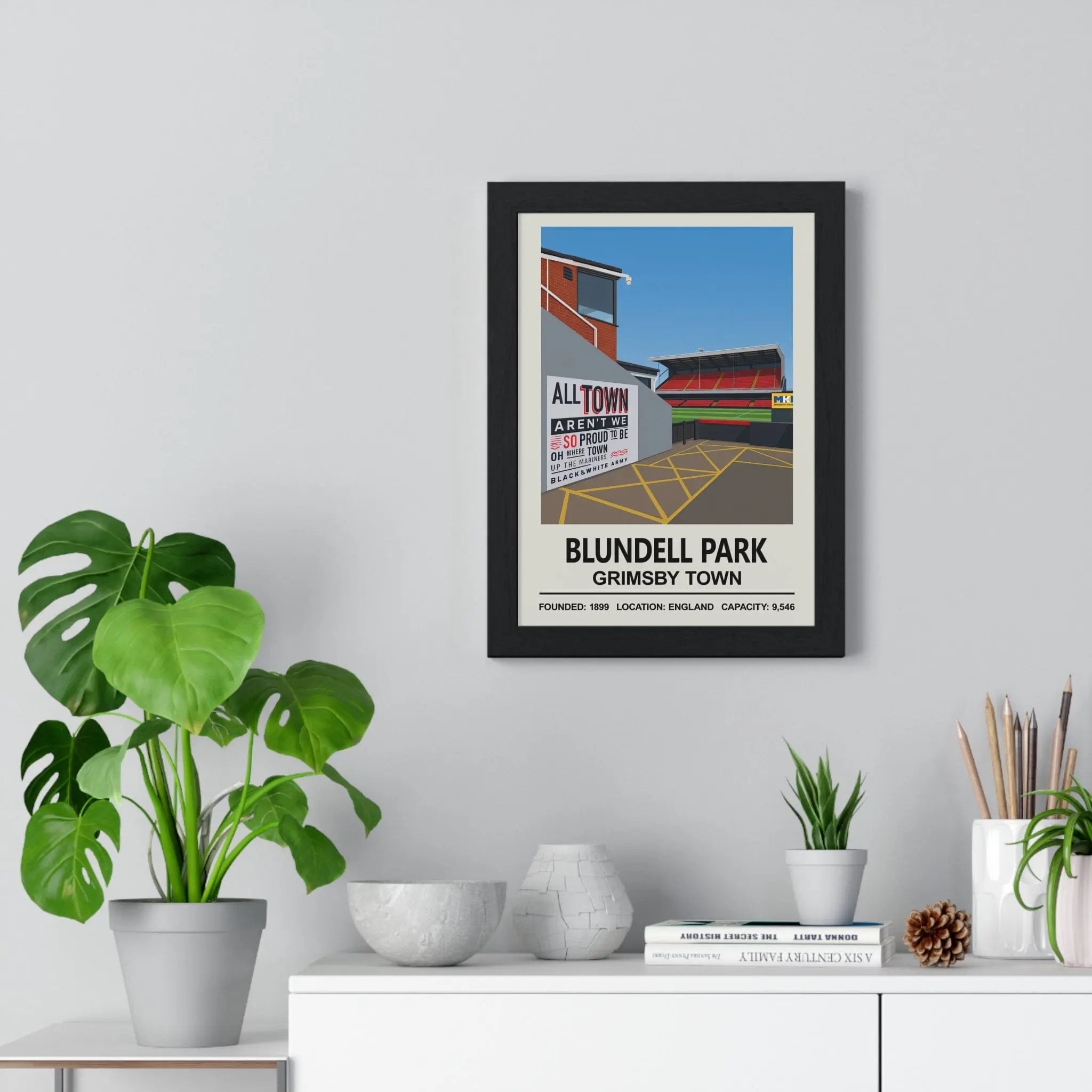 Grimsby Town Blundell Park Stadium Print