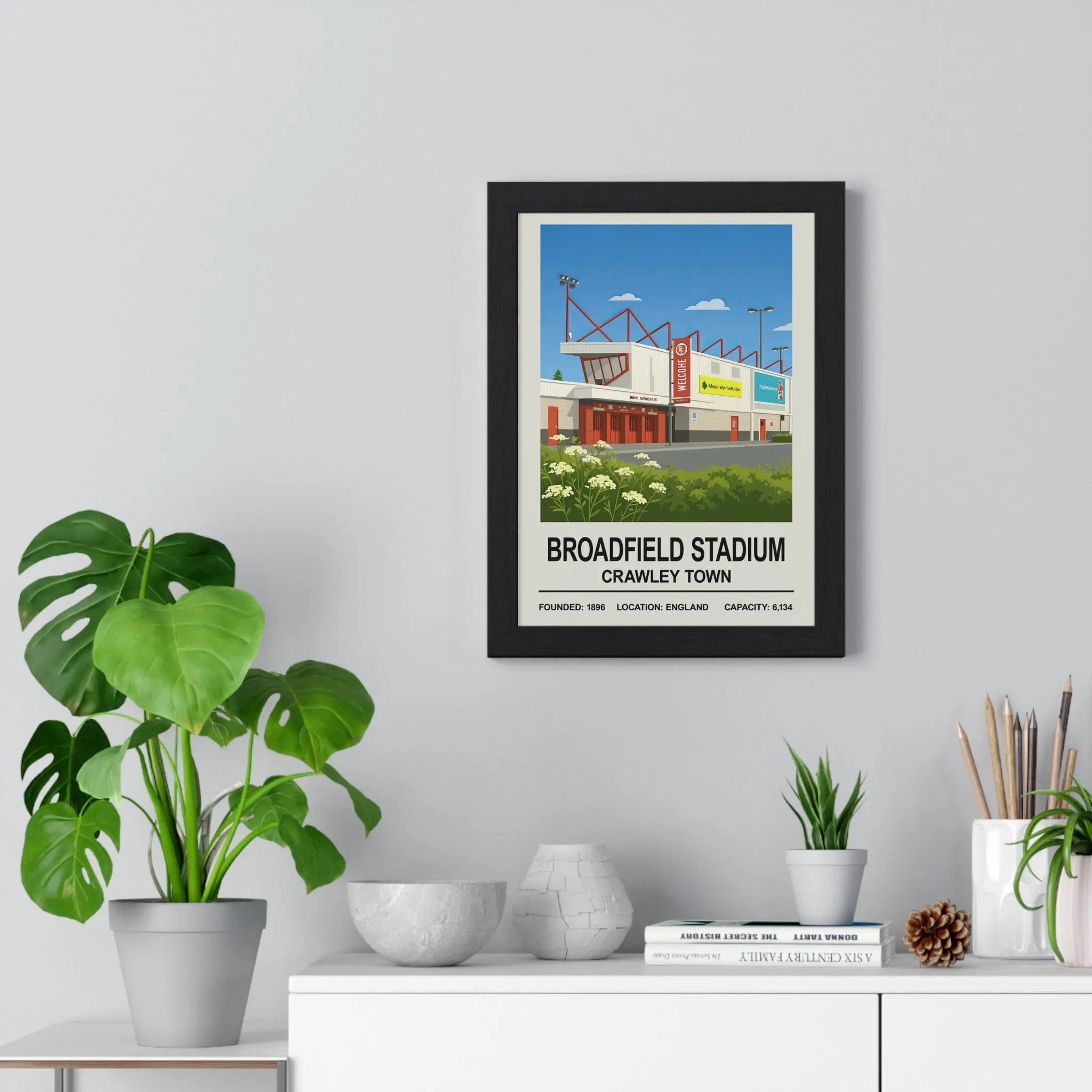 Crawley Broadfield Stadium Print