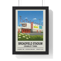 Crawley Broadfield Stadium Print