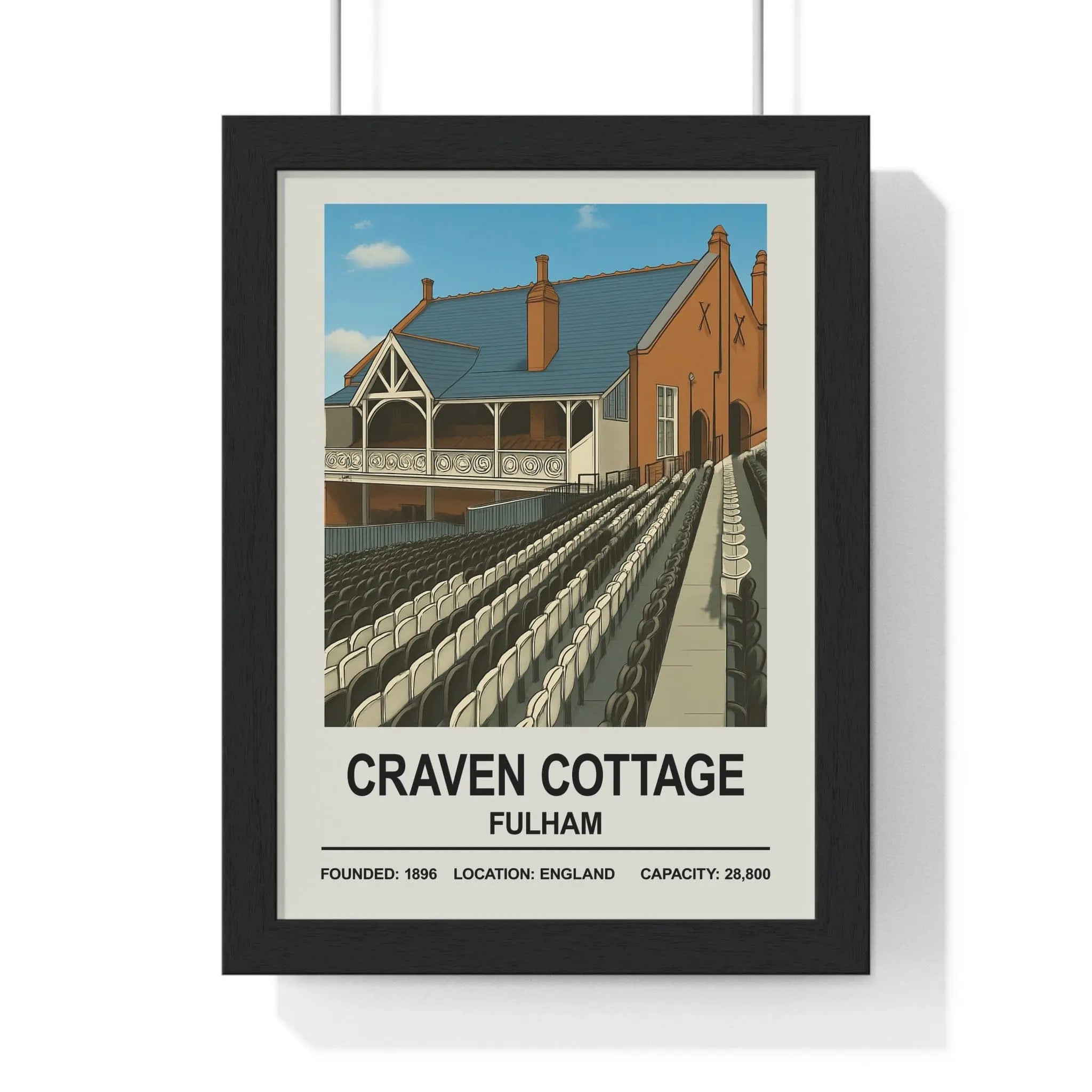 Fulham Craven Cottage Stadium Print
