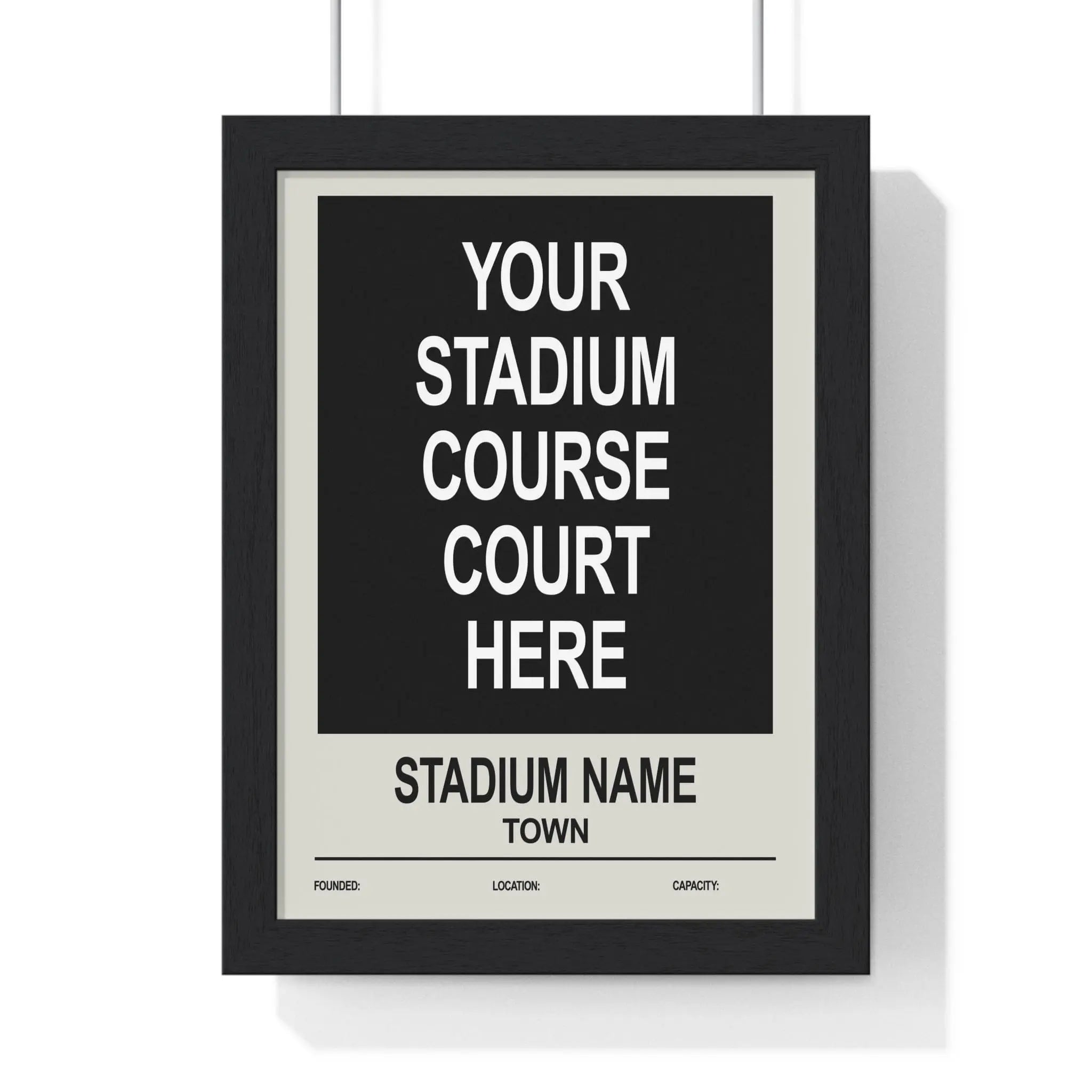 Custom Event Stadium Print