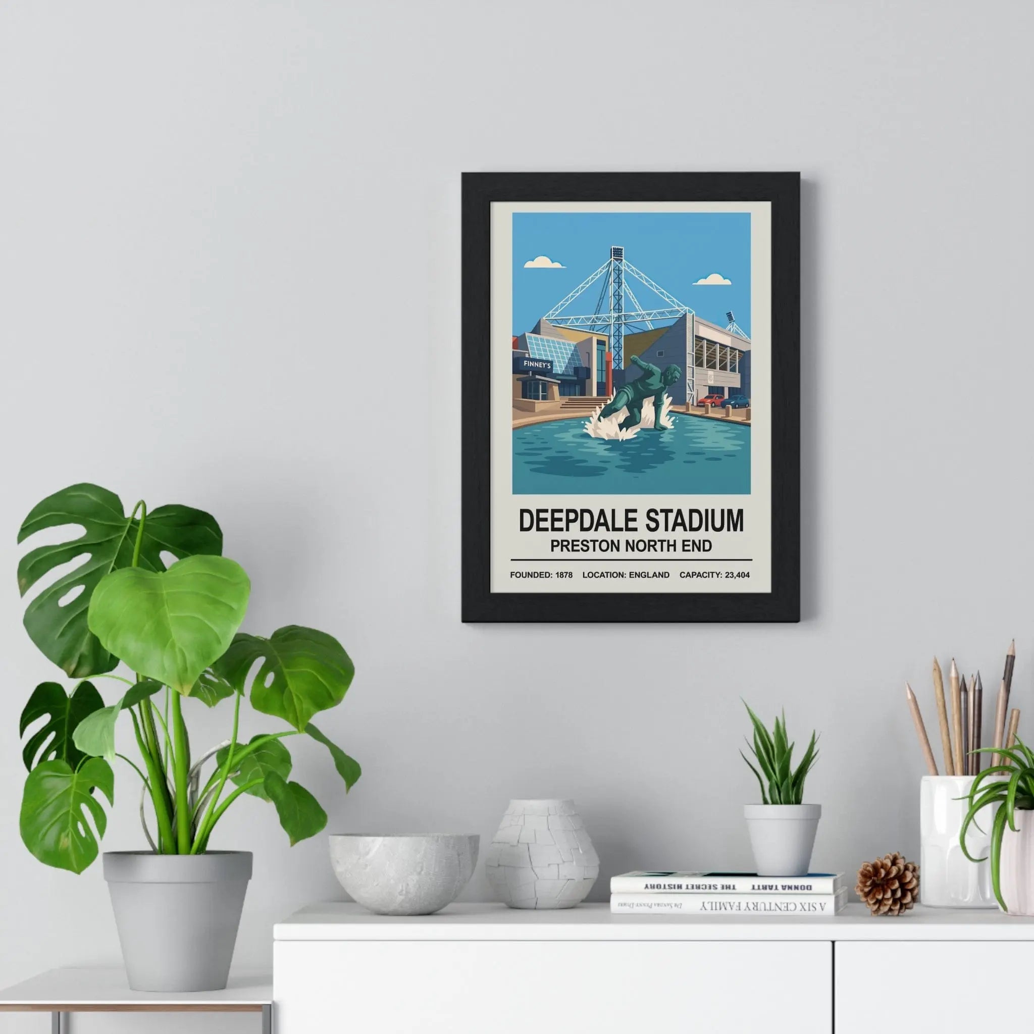Preston North End Deepdale Stadium Print