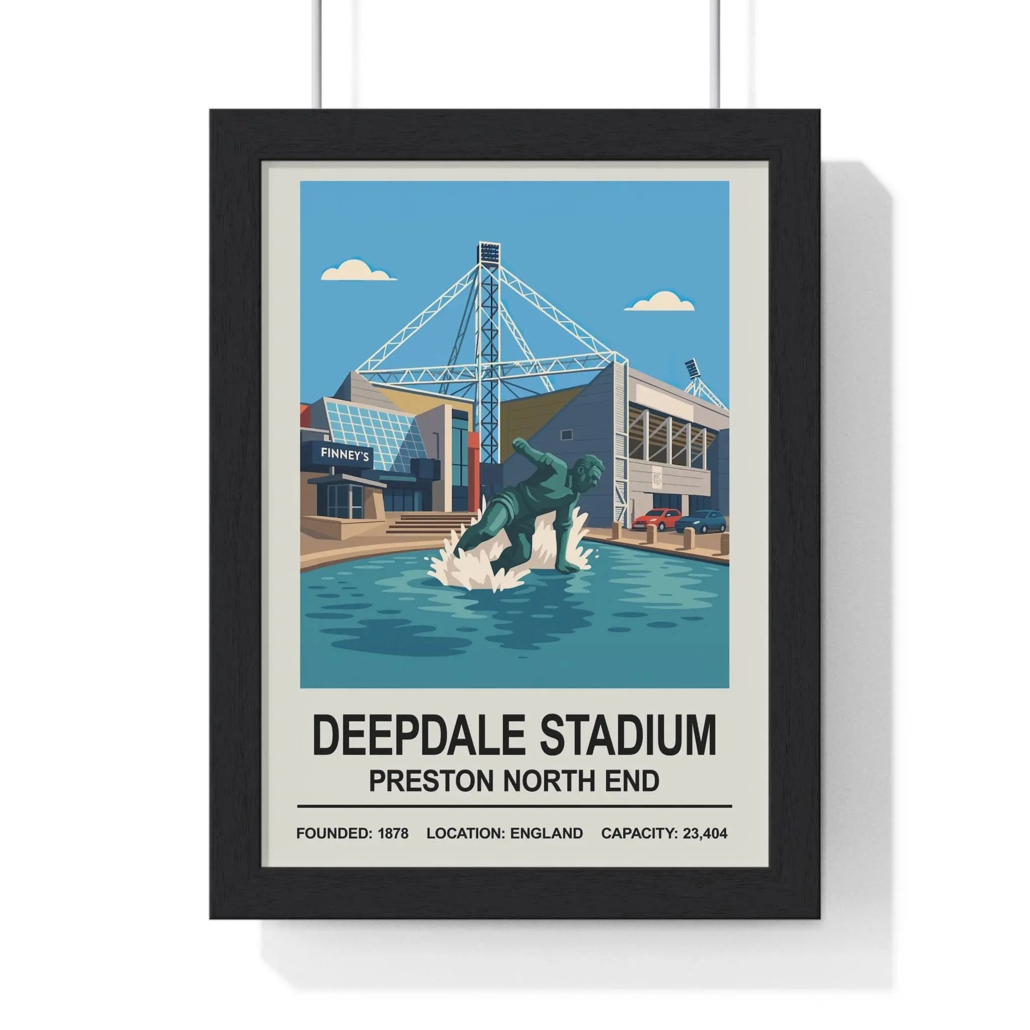 Preston North End Deepdale Stadium Print