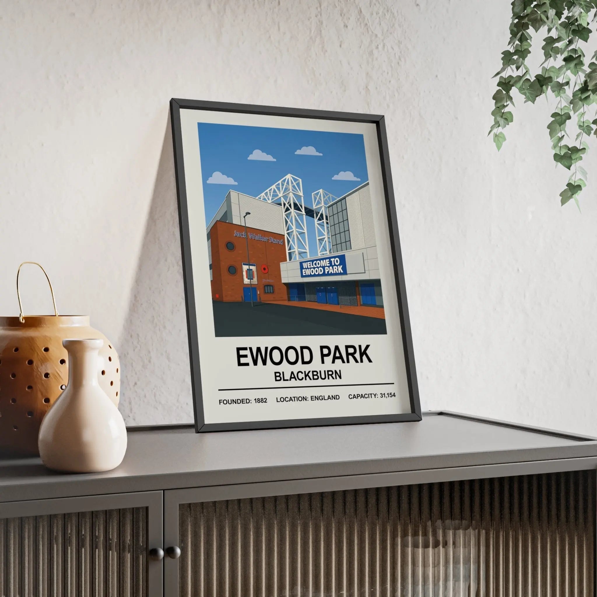 Blackburn Rovers Ewood Park Stadium Print